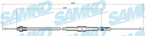 Cable Pull, parking brake (C0138B)