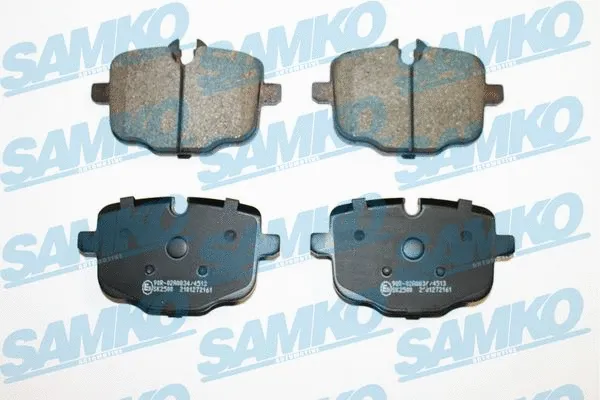 Brake Pad Set, disc brake (5SP2161)