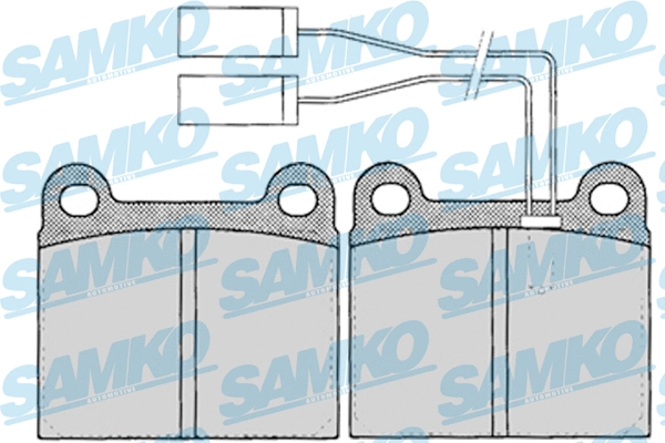 Brake Pad Set, disc brake (5SP023)
