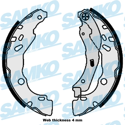 Brake Shoe Set (81111)