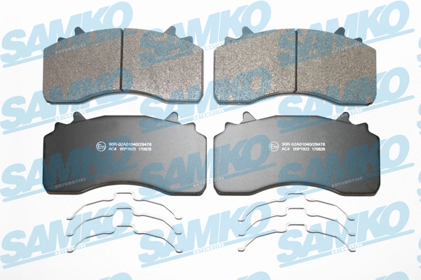 Brake Pad Set, disc brake (5SP1923)