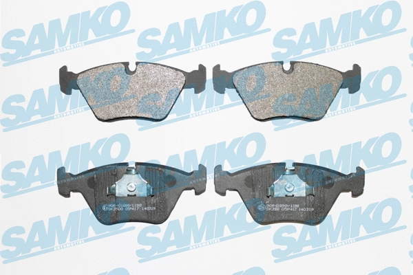 Brake Pad Set, disc brake (5SP417)