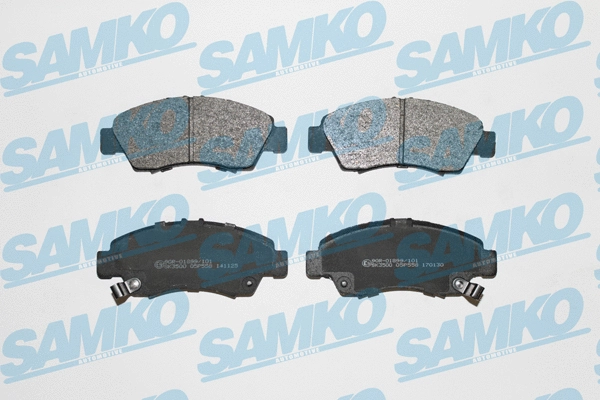 Brake Pad Set, disc brake (5SP558)
