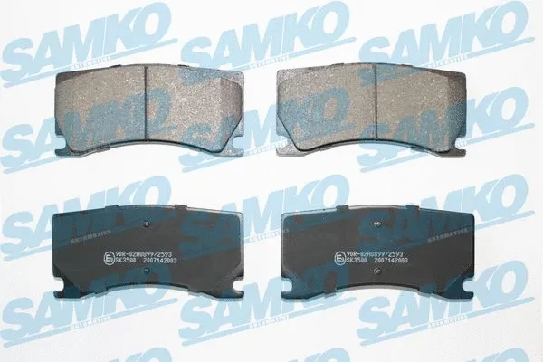 Brake Pad Set, disc brake (5SP2003)