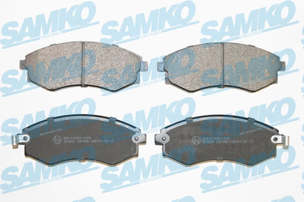 Brake Pad Set, disc brake (5SP348)