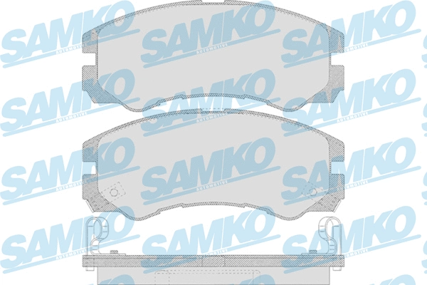 Brake Pad Set, disc brake (5SP658)