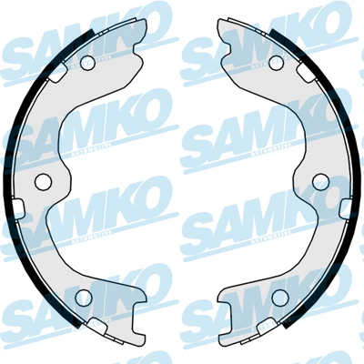 Brake Shoe Set, parking brake (89740)