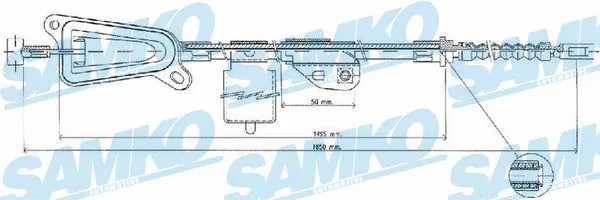 Cable Pull, parking brake (C0478B)