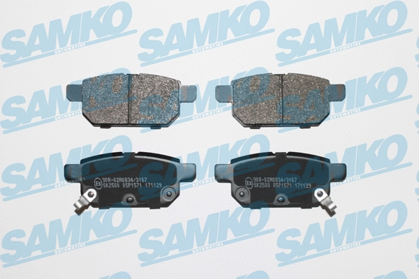 Brake Pad Set, disc brake (5SP1571)