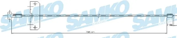 Cable Pull, parking brake (C0751B)