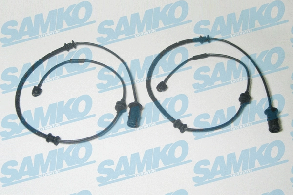 Warning Contact, brake pad wear (KS0244)