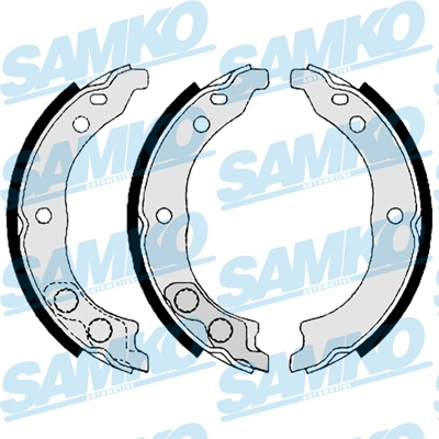 Brake Shoe Set, parking brake (88900)