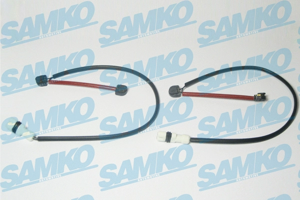 Warning Contact, brake pad wear (KS0247)