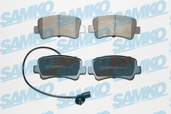 Brake Pad Set, disc brake (5SP1578)