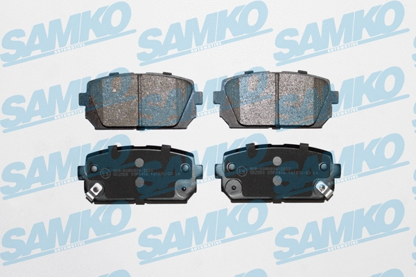 Brake Pad Set, disc brake (5SP1416)