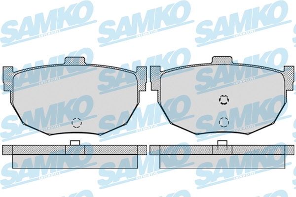 Brake Pad Set, disc brake (5SP960)