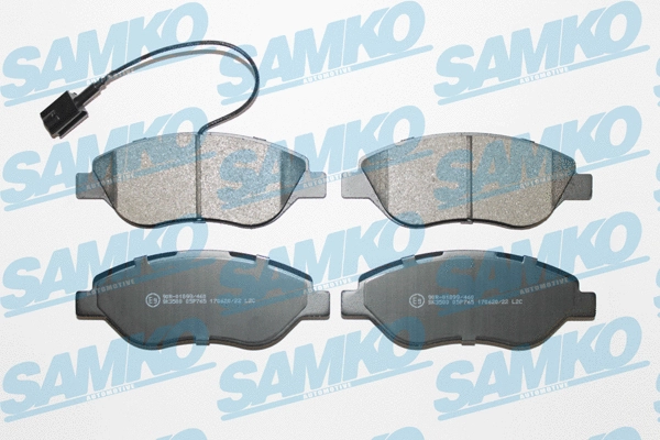 Brake Pad Set, disc brake (5SP765)