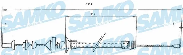 Cable Pull, clutch control (C0176C)