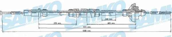 Cable Pull, clutch control (C0459C)