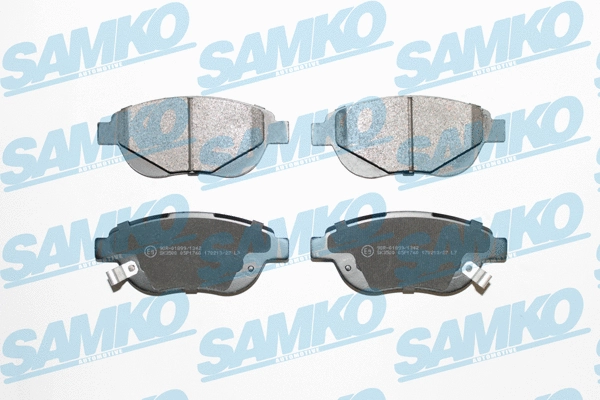 Brake Pad Set, disc brake (5SP1760)