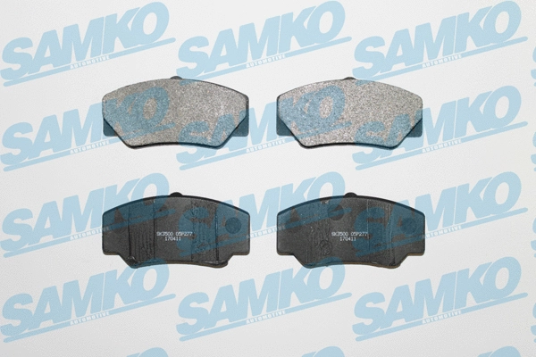 Brake Pad Set, disc brake (5SP277)