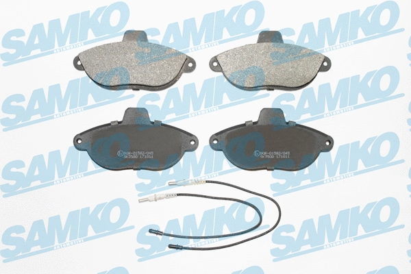Brake Pad Set, disc brake (5SP346)