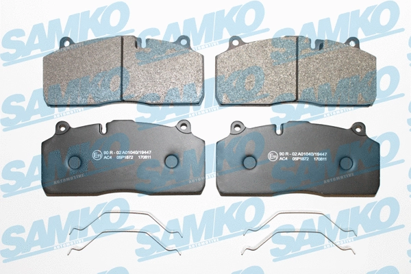 Brake Pad Set, disc brake (5SP1872)