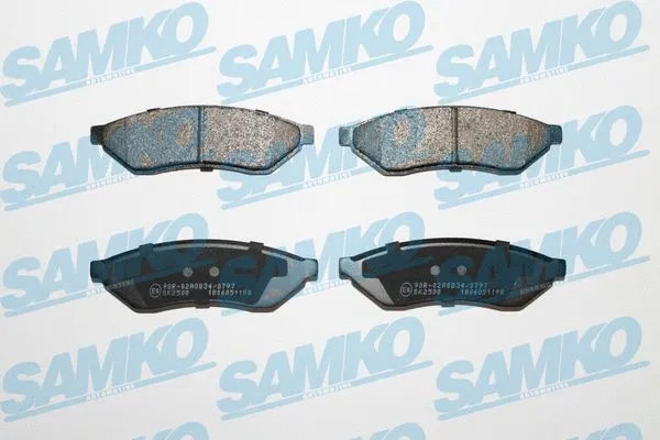 Brake Pad Set, disc brake (5SP1198)