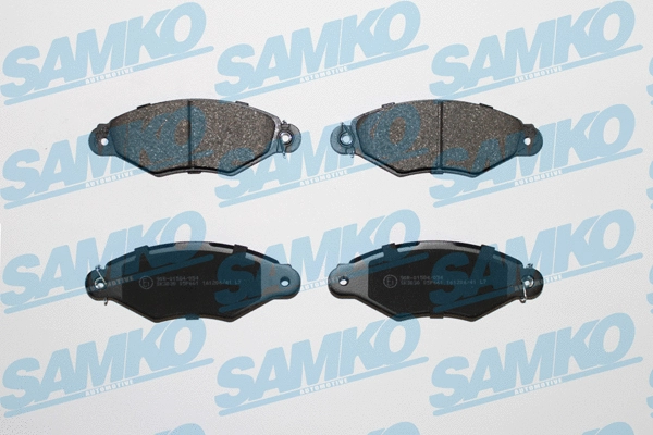 Brake Pad Set, disc brake (5SP661)
