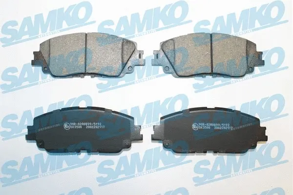 Brake Pad Set, disc brake (5SP2117)