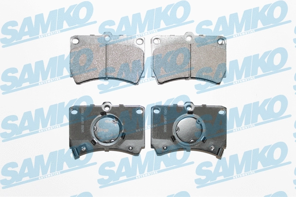 Brake Pad Set, disc brake (5SP587)