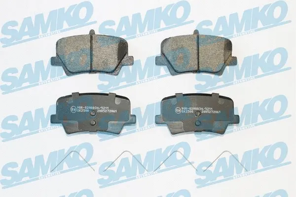 Brake Pad Set, disc brake (5SP2061)
