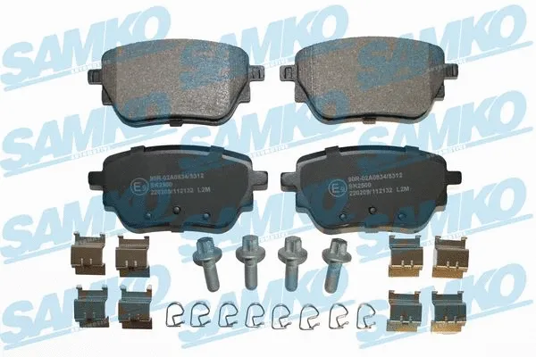 Brake Pad Set, disc brake (5SP2132K)
