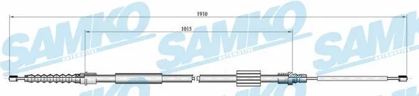 Cable Pull, parking brake (C0696B)