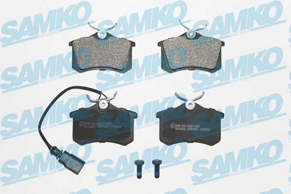 Brake Pad Set, disc brake (5SP980)