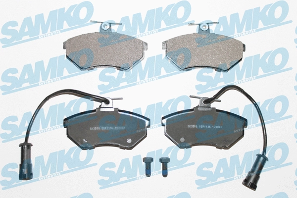 Brake Pad Set, disc brake (5SP1136)