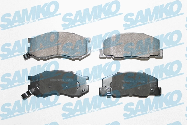 Brake Pad Set, disc brake (5SP1021)