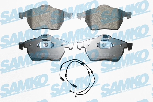 Brake Pad Set, disc brake (5SP635A)
