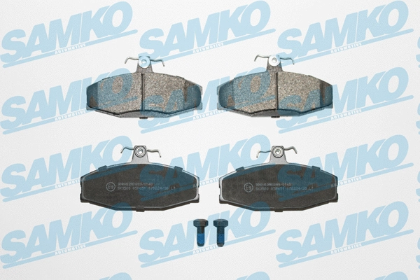 Brake Pad Set, disc brake (5SP651)