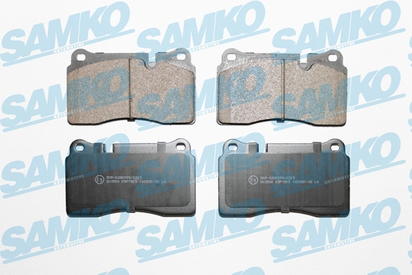 Brake Pad Set, disc brake (5SP1505)