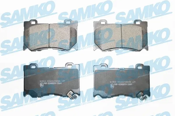 Brake Pad Set, disc brake (5SP2086)