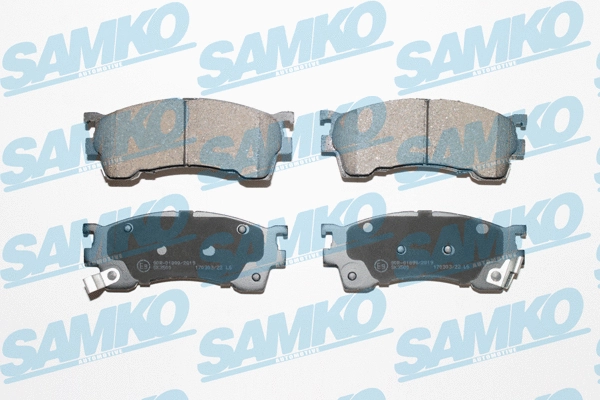 Brake Pad Set, disc brake (5SP1017)