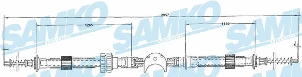 Cable Pull, clutch control (C0075C)