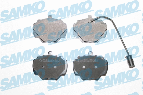 Brake Pad Set, disc brake (5SP431)