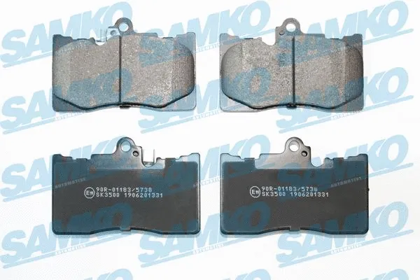 Brake Pad Set, disc brake (5SP1331)