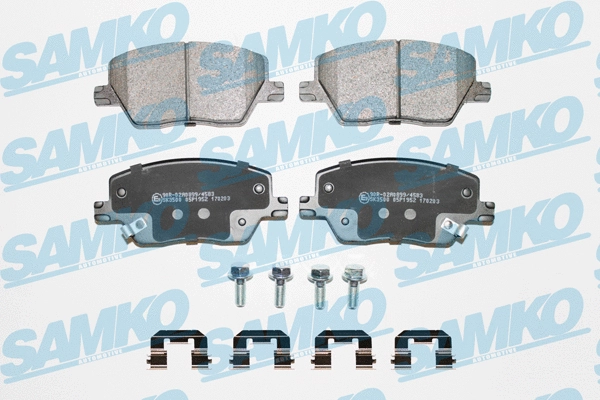 Brake Pad Set, disc brake (5SP1952K)