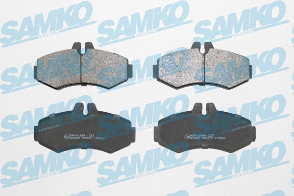Brake Pad Set, disc brake (5SP672)