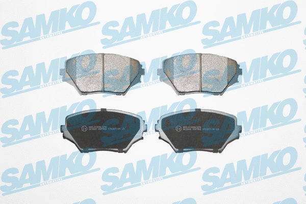 Brake Pad Set, disc brake (5SP958)