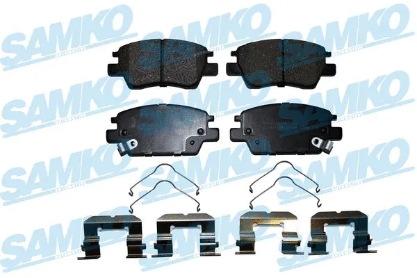 Brake Pad Set, disc brake (5SP2051K)