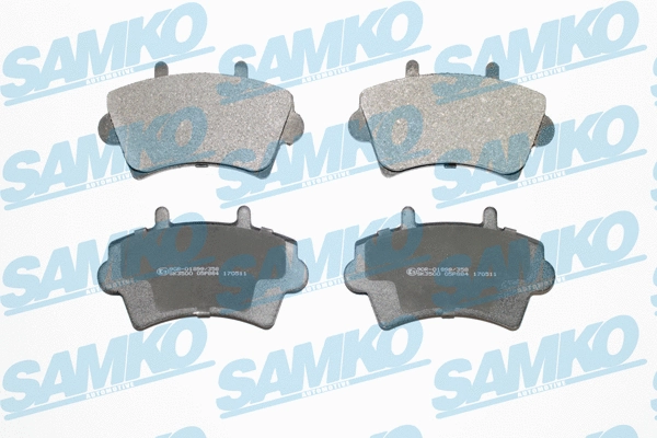 Brake Pad Set, disc brake (5SP884)
